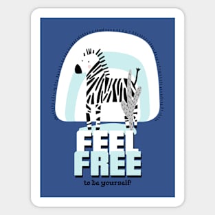 Zebra Cute Kids Safari Wildlife Animal Lover Sticker